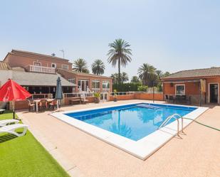 Piscina de Casa o xalet en venda en Elche / Elx amb Aire condicionat, Jardí privat i Terrassa