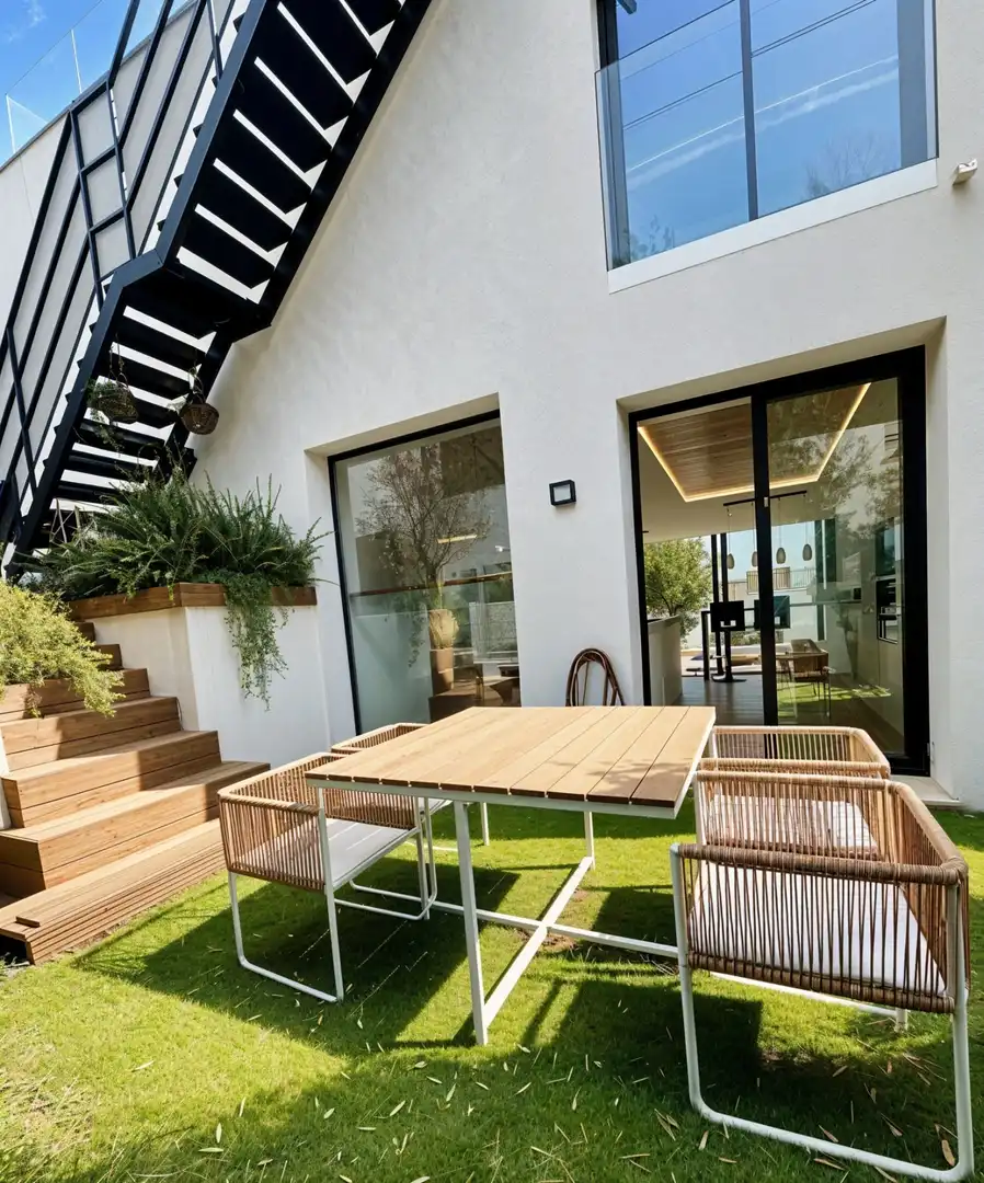 Terrace of Detached homes for rent in Alcúdia  with Air Conditioner, Heating and Private garden