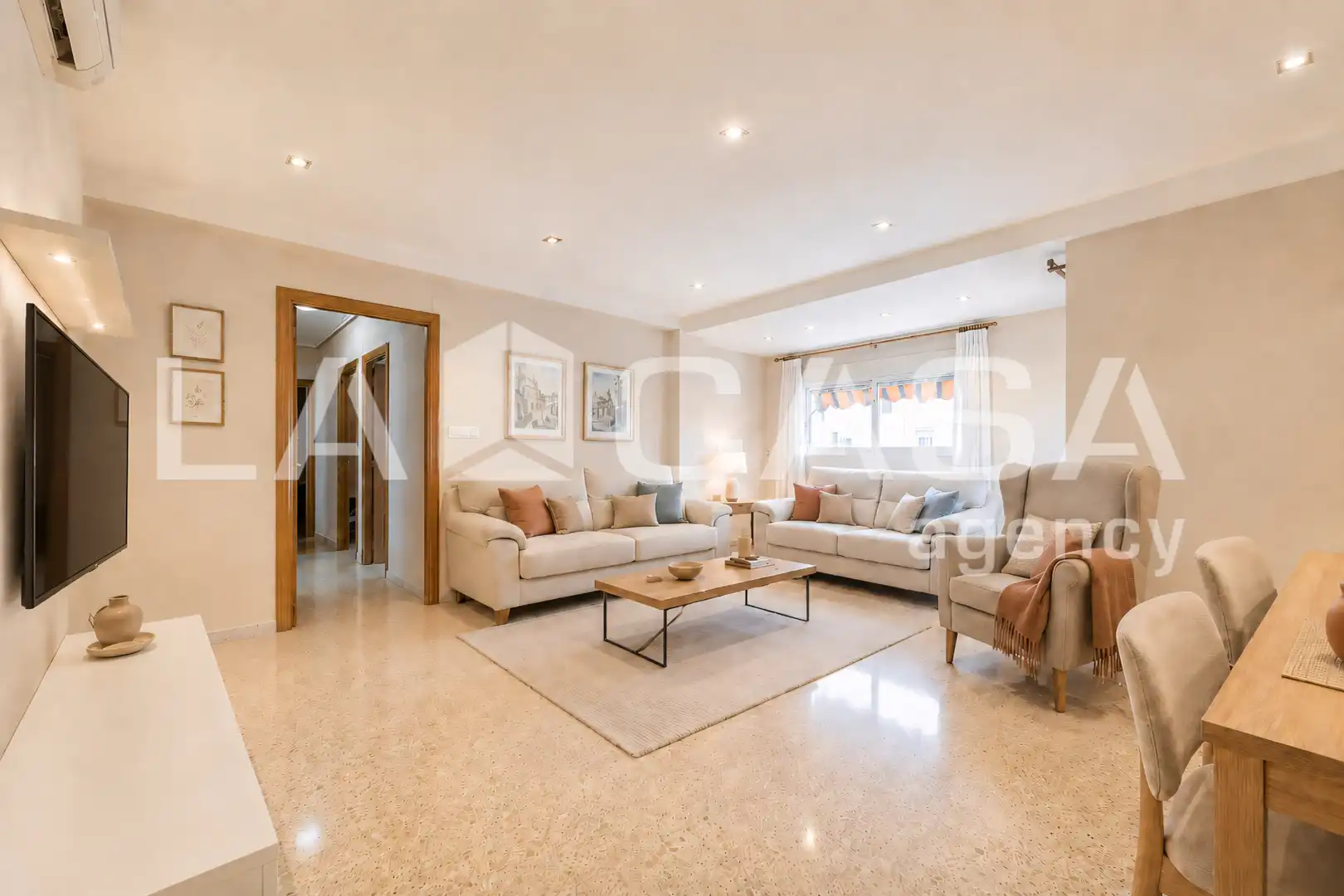 Sala de estar de Piso en venta en Valencia con Amueblado y Balcón