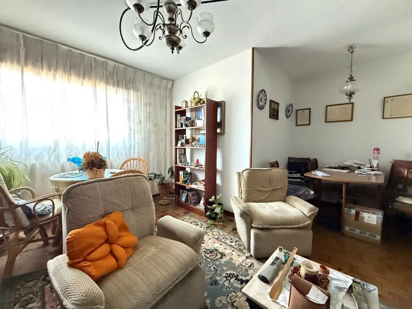 Sala de estar de Piso en venta en A Coruña Capital  con Calefacción