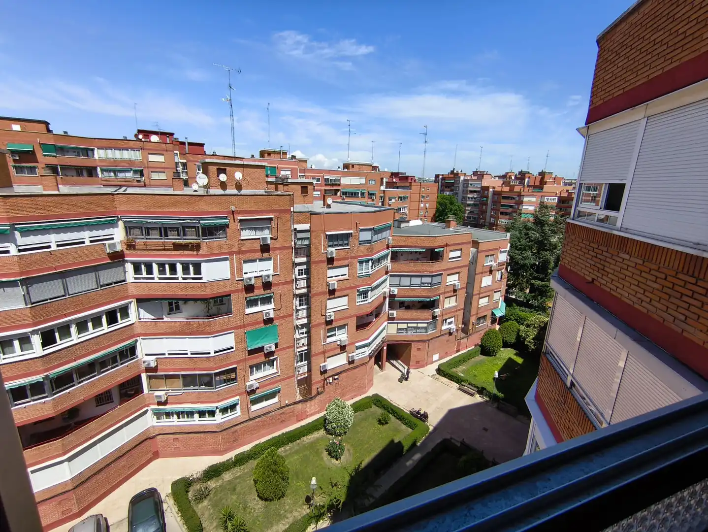 Exterior view of Flat for sale in Móstoles  with Heating, Parquet flooring and Terrace