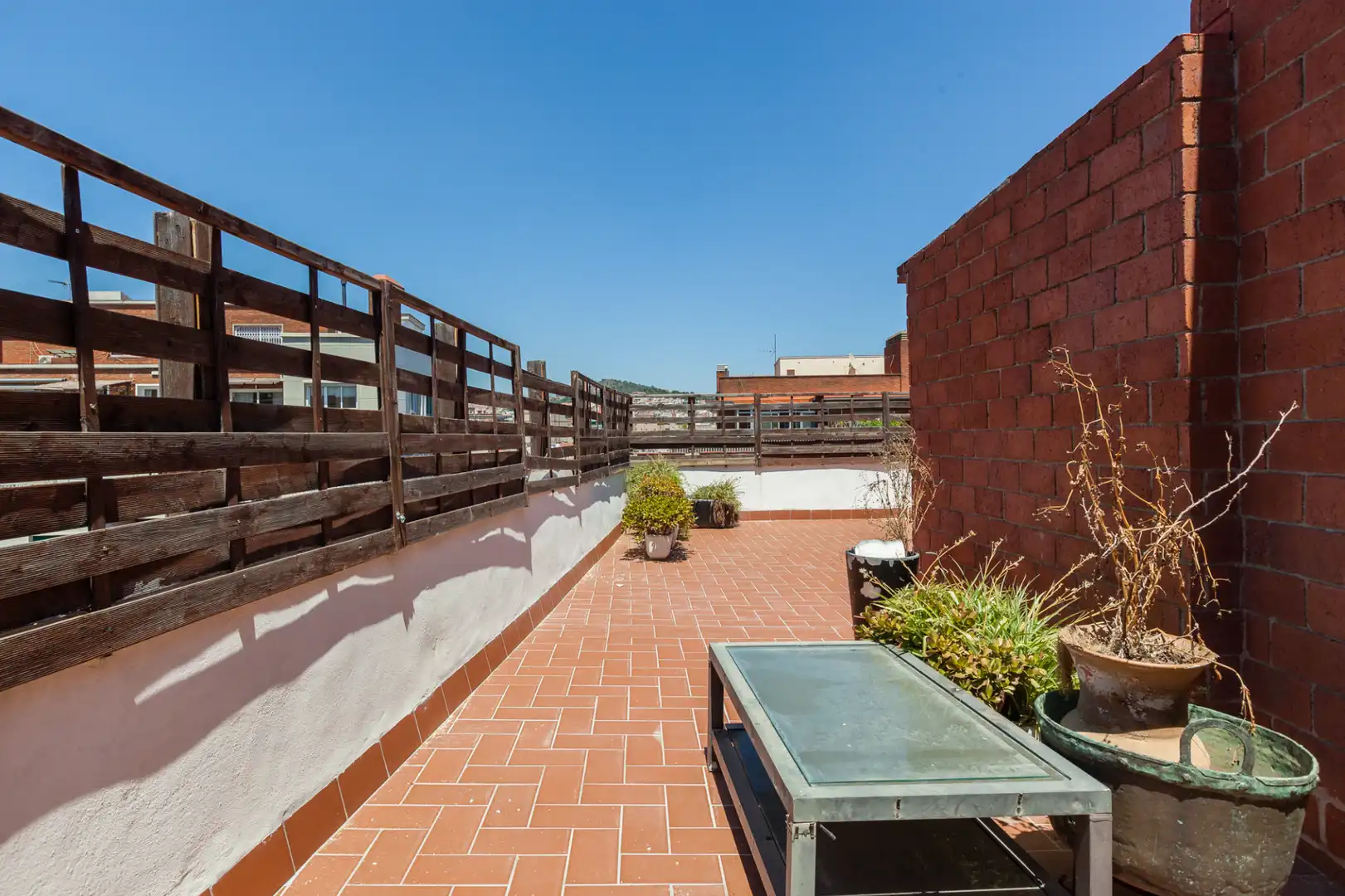 Terrasse von Dachboden zum Verkauf in Barcelona mit Klimaanlage, Terrasse und Abstellraum
