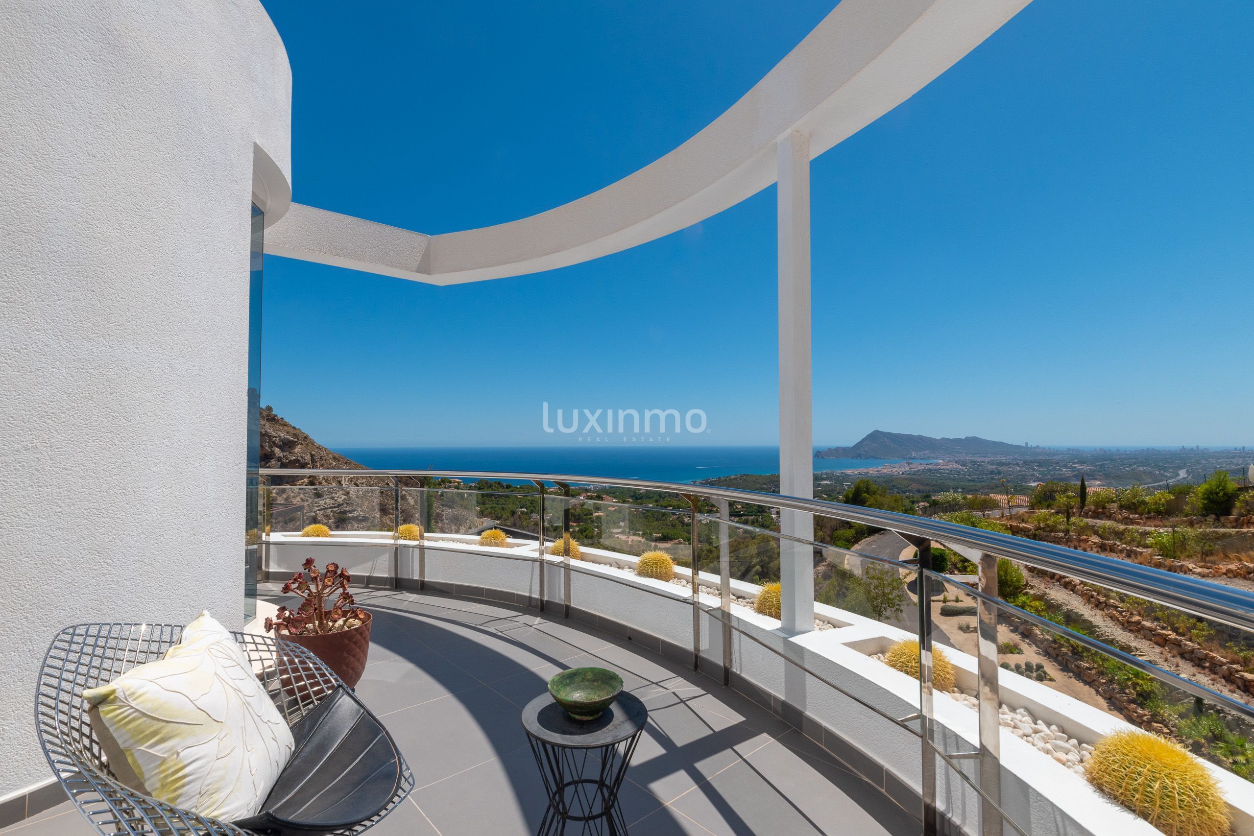 Terrassa de Casa o xalet en venda en Altea amb Aire condicionat, Jardí privat i Terrassa