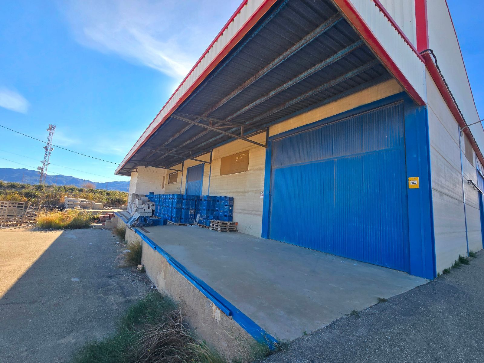 Vista exterior de Nau industrial de lloguer en Los Gallardos