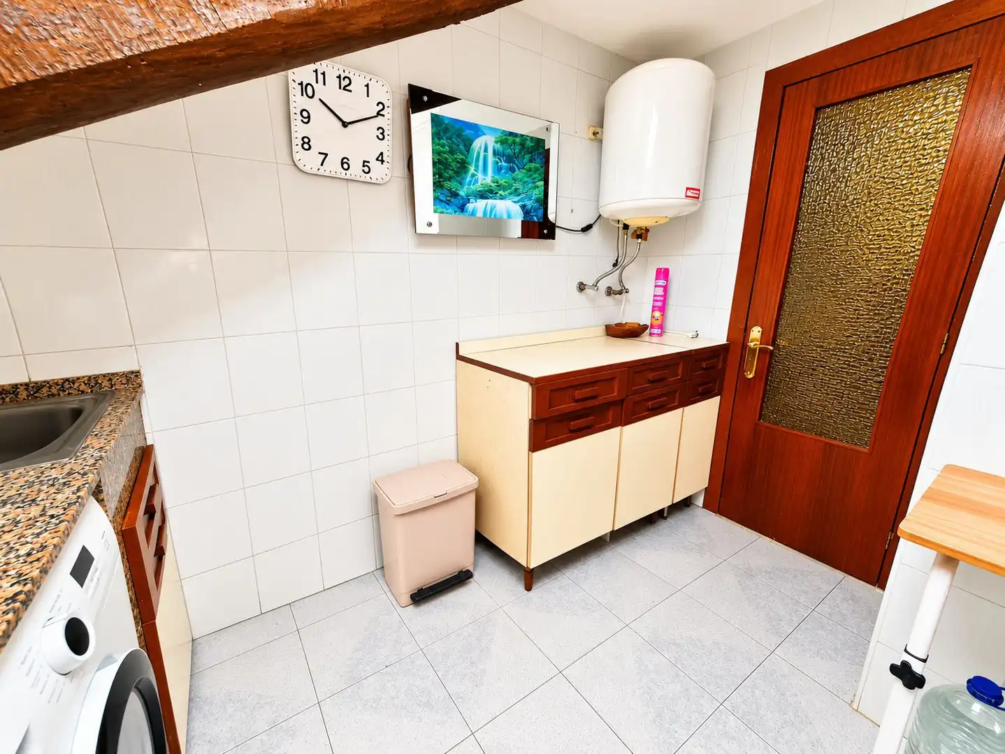 Kitchen of Flat for sale in Grado  with Storage room