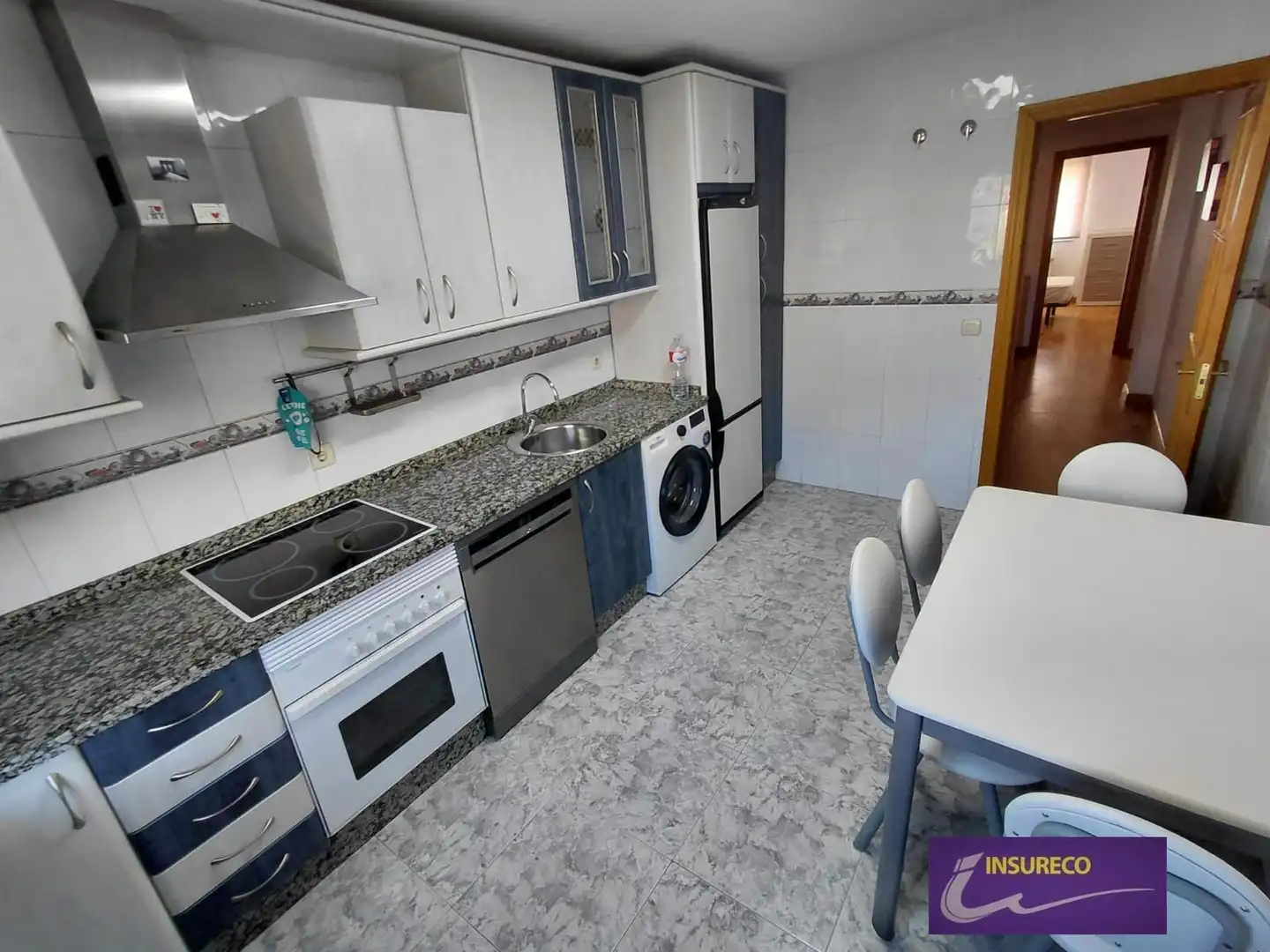 Küche von Wohnung zur Miete in León Capital  mit Heizung, Terrasse und Abstellraum