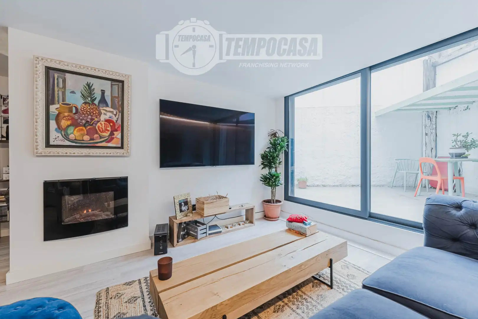 Living room of Flat for sale in Barcelona  with Air Conditioner, Heating and Balcony