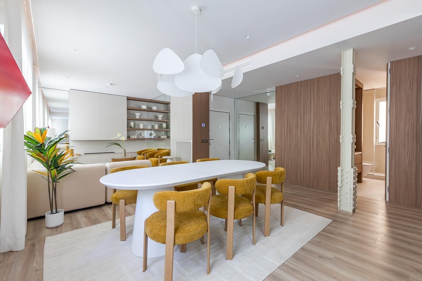 Dining room of Flat for sale in  Madrid Capital  with Air Conditioner, Heating and Storage room