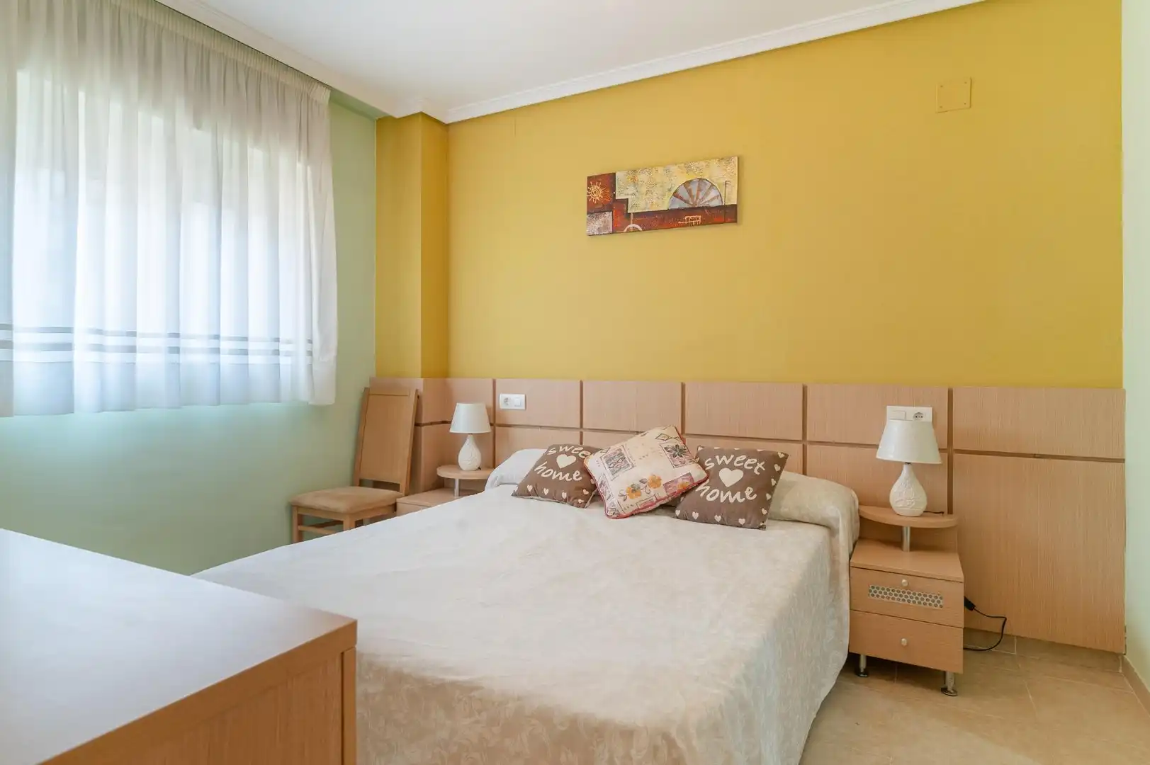 Dormitori de Apartament en venda en Oropesa del Mar / Orpesa amb Aire condicionat, Jardí privat i Terrassa