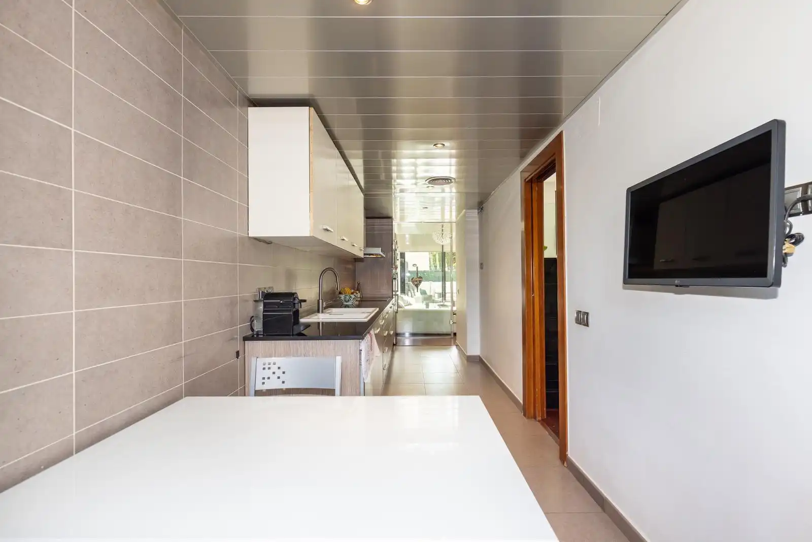 Cocina de Casa adosada en venta en Cambrils con Aire acondicionado, Calefacción y Jardín privado