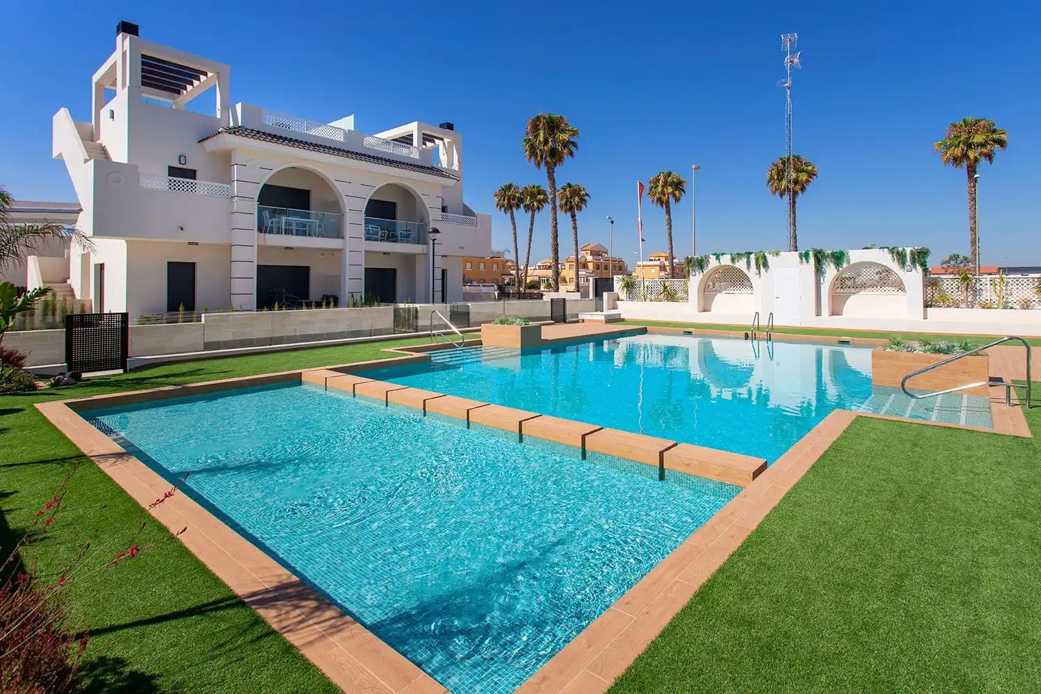 Piscina de Planta baja en venta en Rojales con Aire acondicionado, Terraza y Piscina