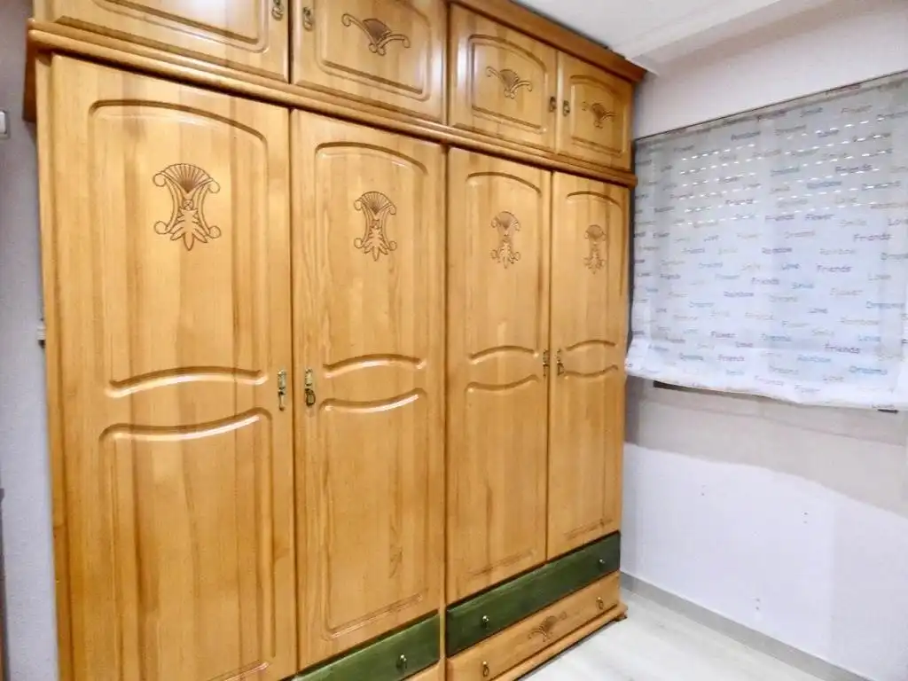 Bedroom of Flat for rent in Elche / Elx  with Air Conditioner, Parquet flooring and Storage room