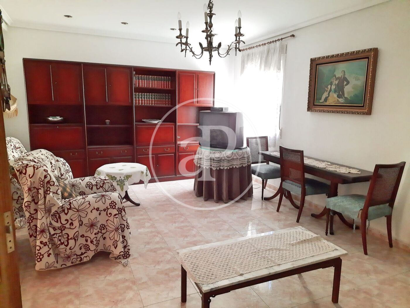 Living room of Flat to rent in  Valencia Capital  with Air Conditioner, Heating and Furnished