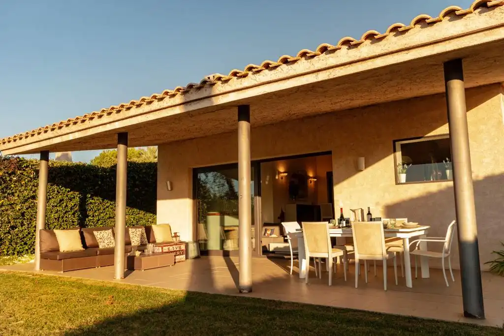 Terrassa de Casa o xalet de lloguer en El Rompido amb Aire condicionat, Calefacció i Jardí privat