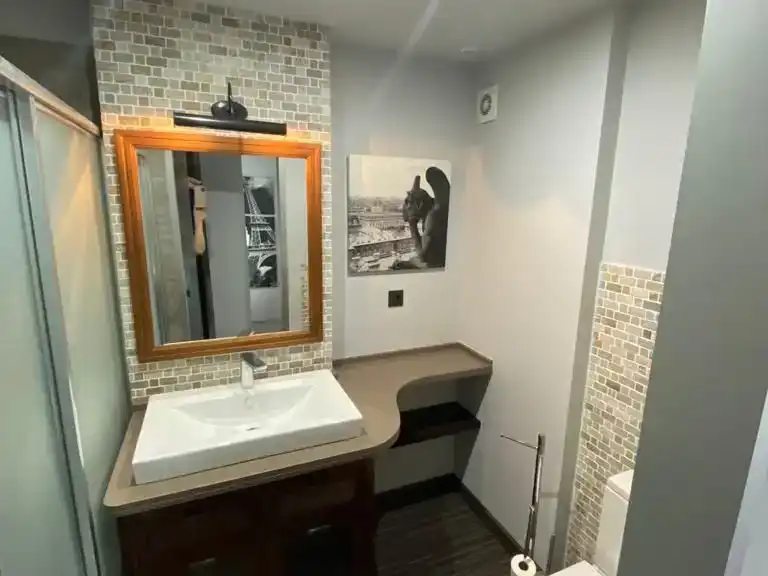 Baño de Dúplex de alquiler en Rota con Aire acondicionado y Amueblado