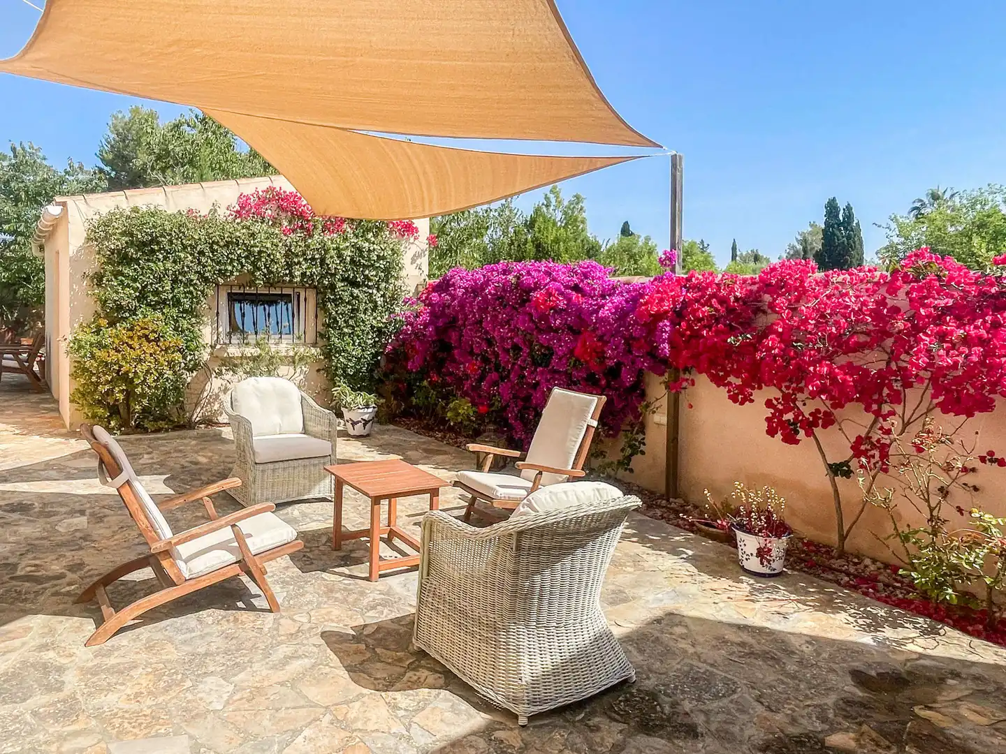 Terraza de Finca rústica en venta en Muro con Aire acondicionado, Terraza y Amueblado