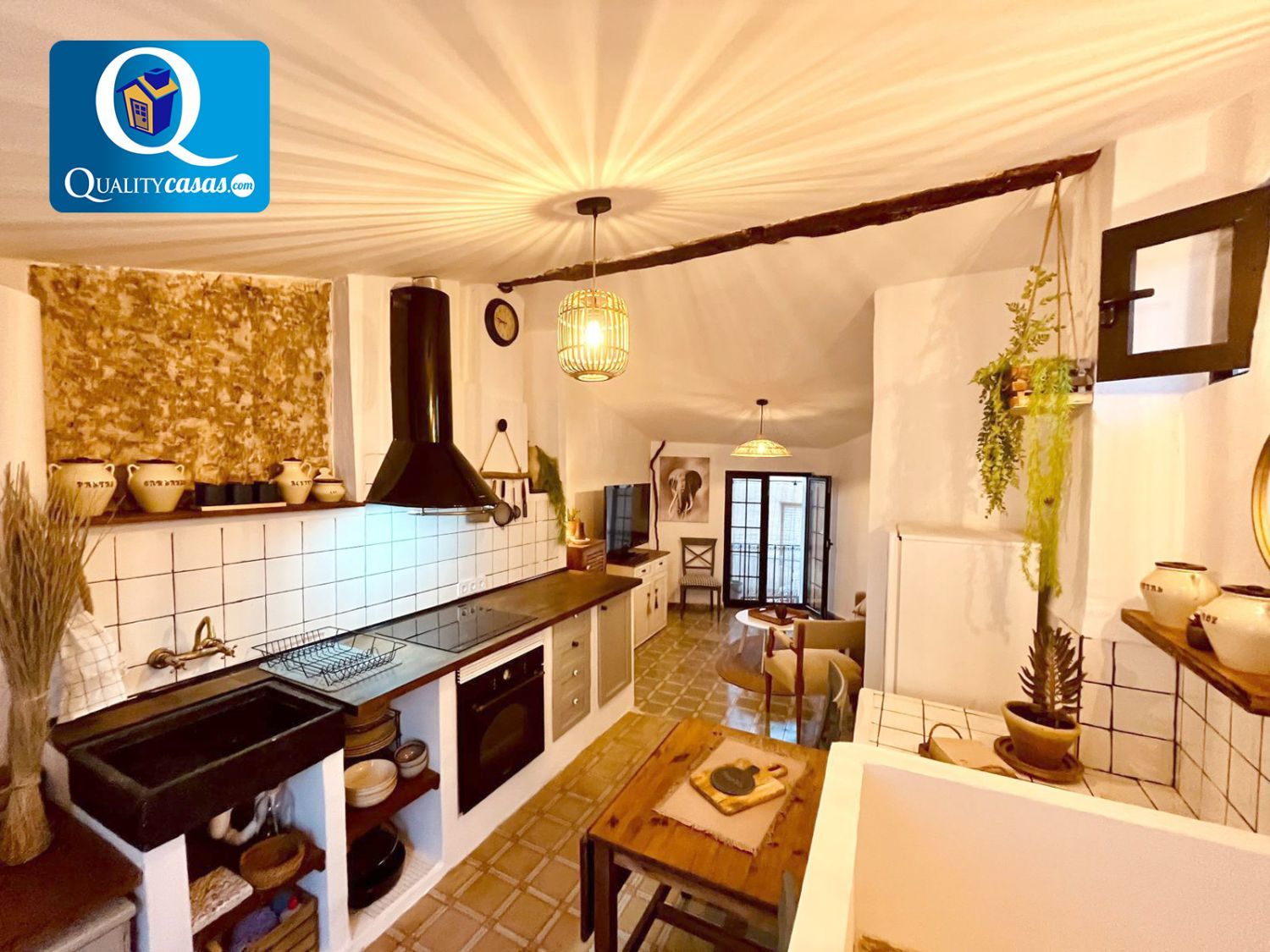 Kitchen of House or chalet to rent in Jijona / Xixona  with Balcony
