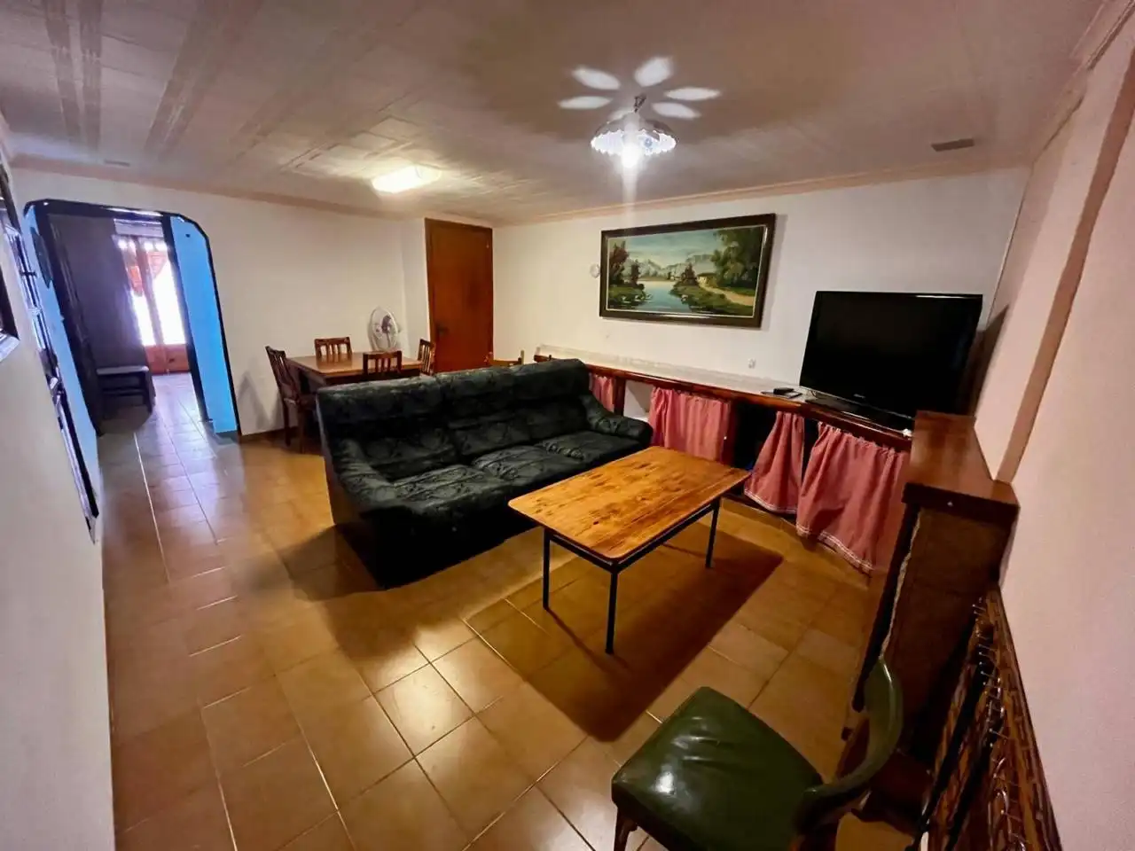 Sala de estar de Casa o chalet de alquiler en San Jorge / Sant Jordi con Terraza y Amueblado