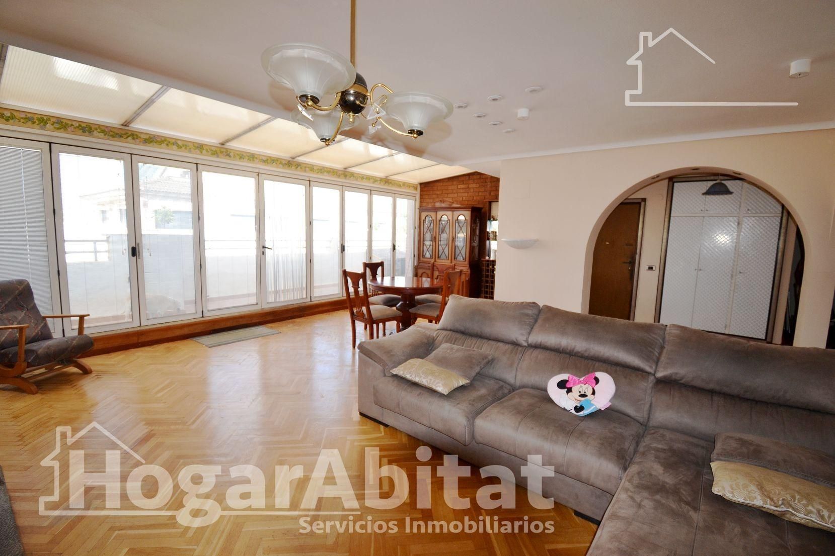 Living room of Attic for sale in Burriana / Borriana  with Air Conditioner, Heating and Parquet flooring