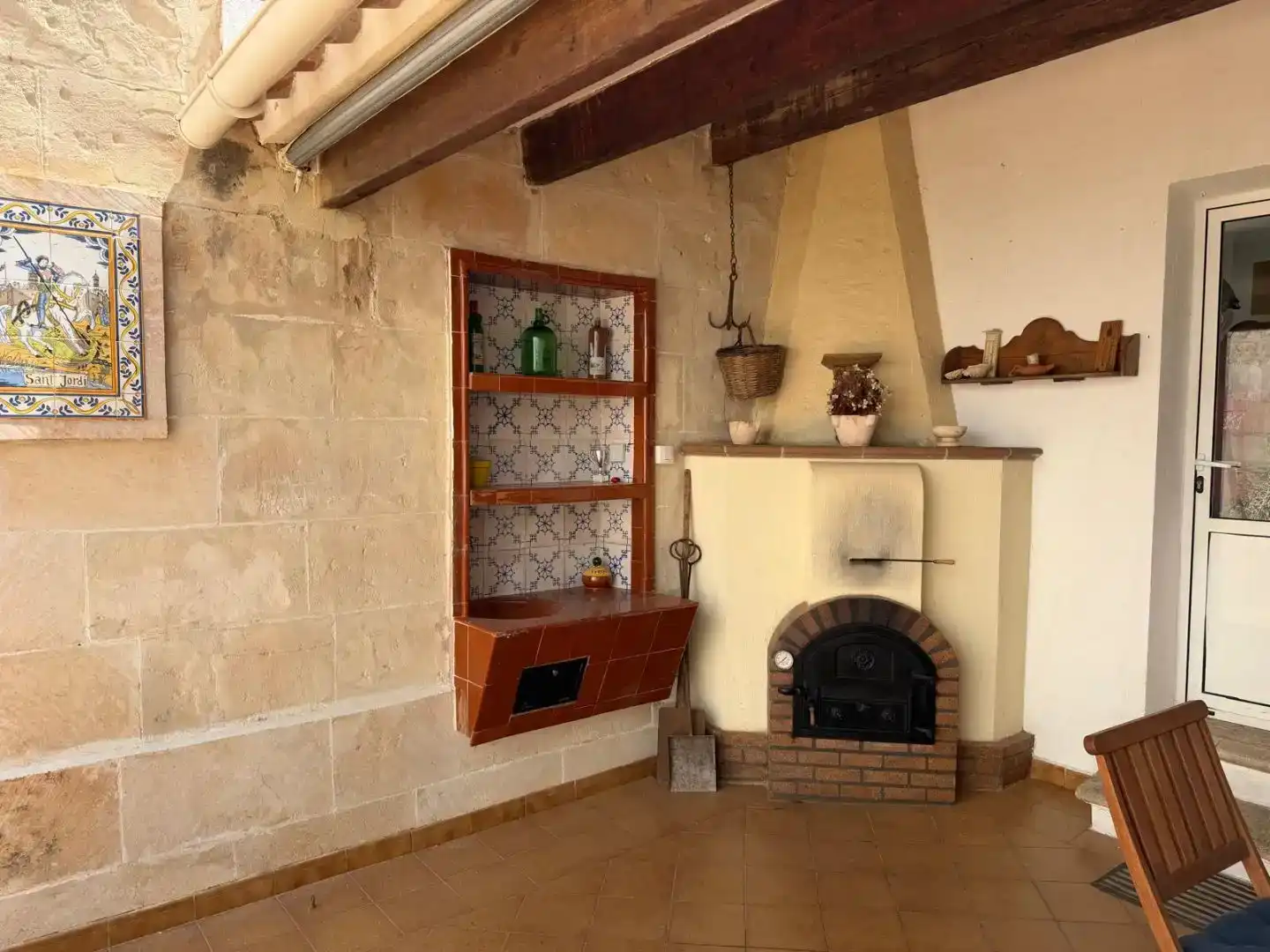 Cuina de Casa adosada en venda en Es Castell amb Aire condicionat, Parquet i Traster
