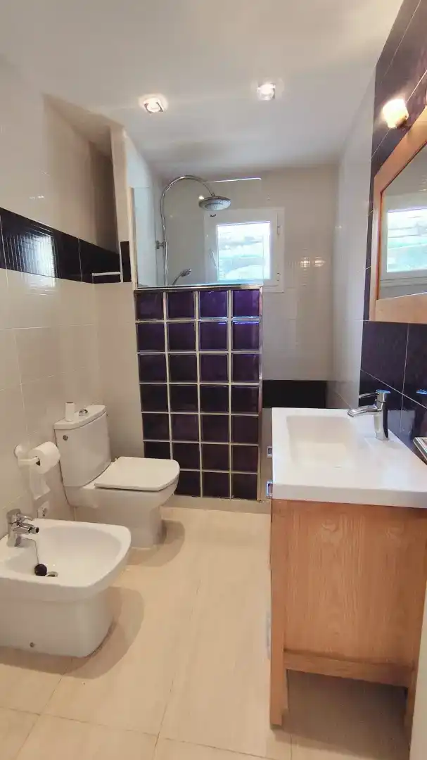 Badezimmer von Wohnung zur Miete in Málaga Capital mit Klimaanlage