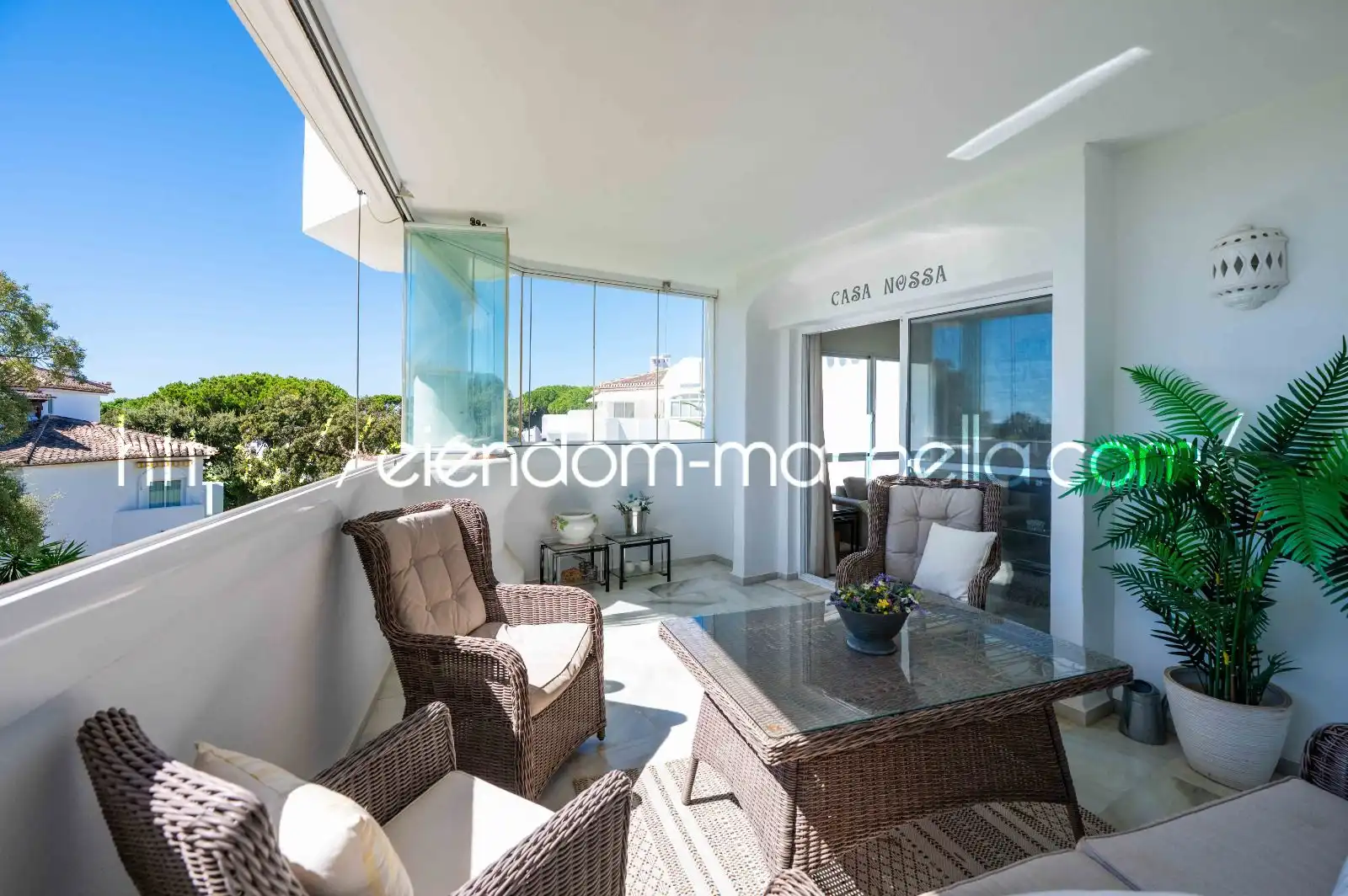 Terrace of Apartments for sale in Marbella  with Air Conditioner, Terrace and Furnished