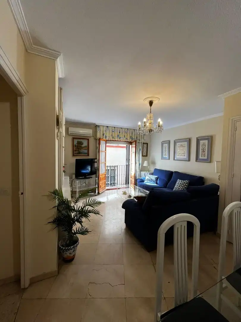 Living room of Flat for sale in Sevilla  with Air Conditioner, Heating and Storage room