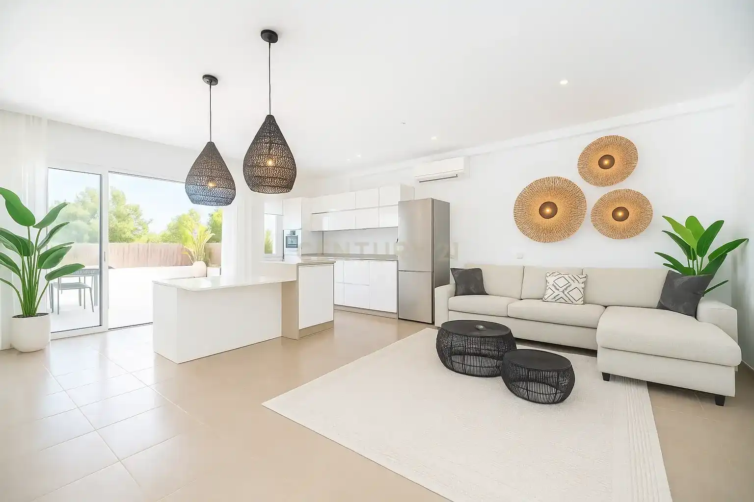 Sala d'estar de Apartament en venda en Sant Josep de sa Talaia amb Aire condicionat, Traster i Forn