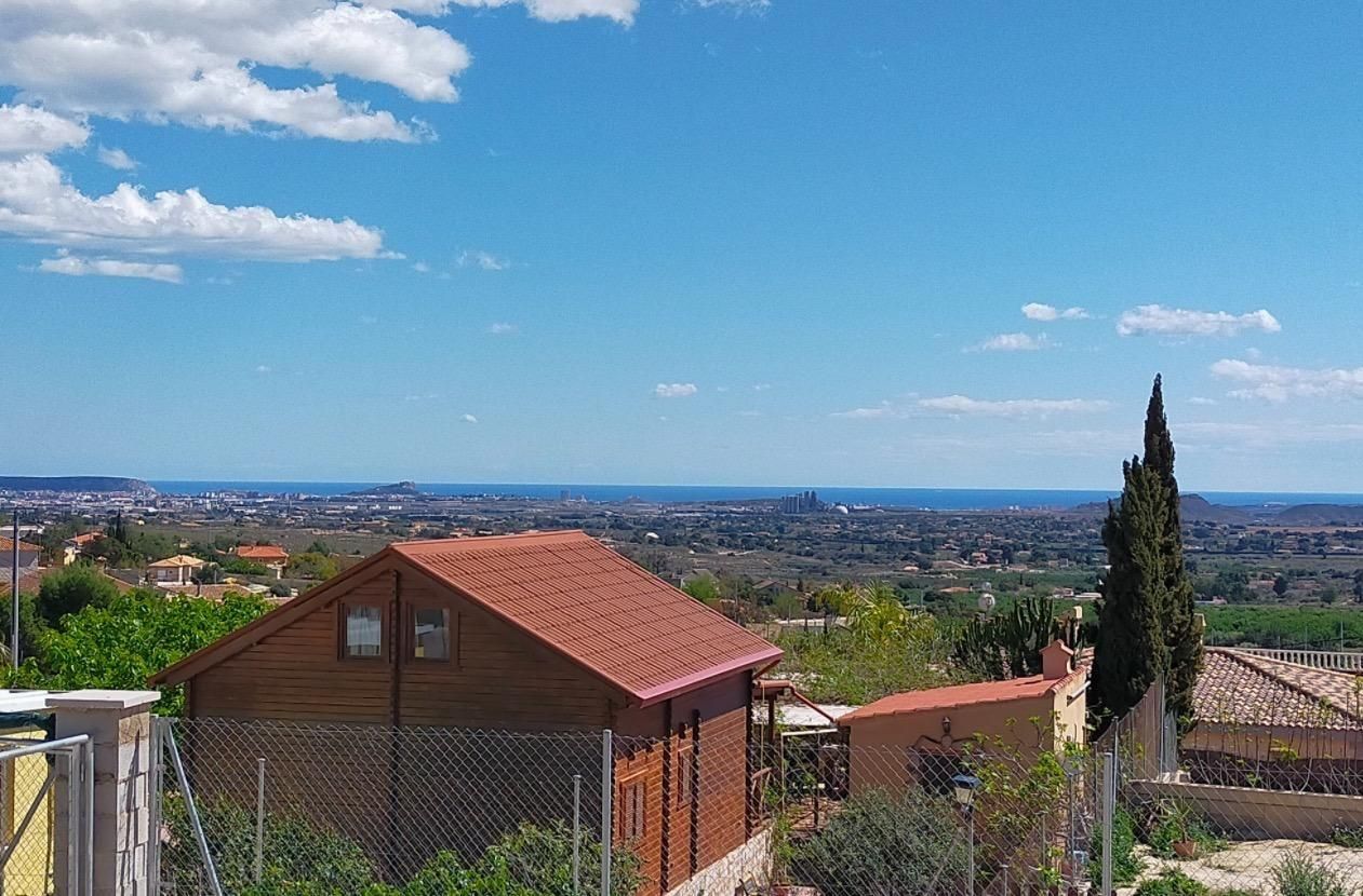 Exterior view of Houses for sale in Alicante / Alacant  with Private garden