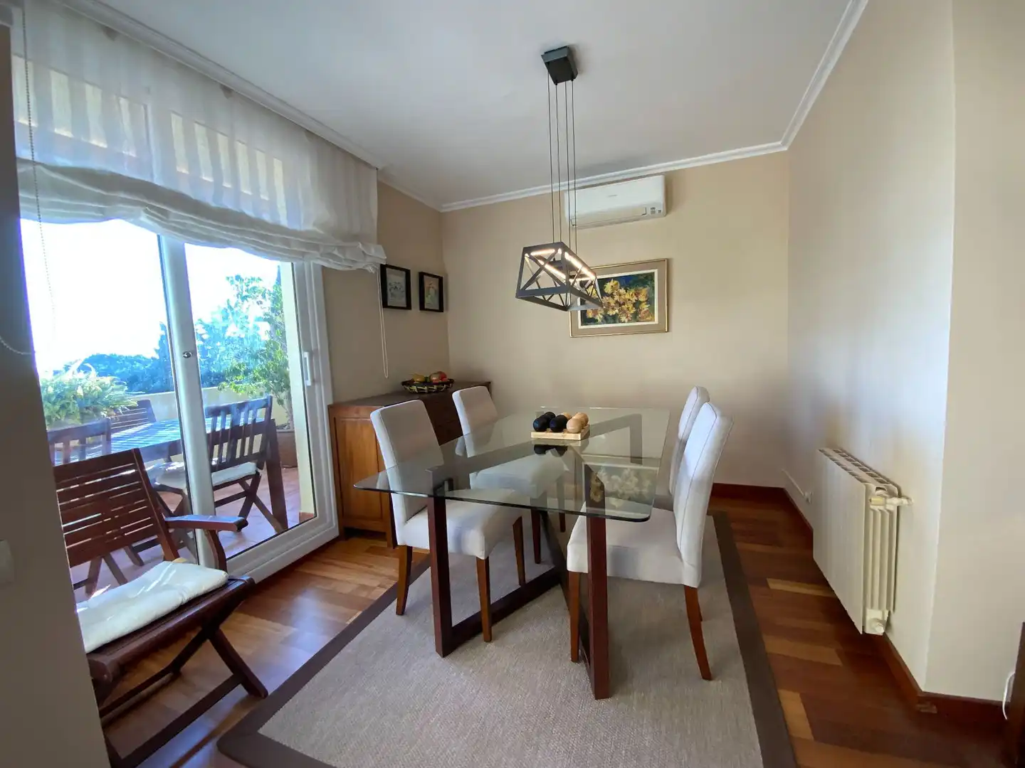 Esszimmer von Wohnung zum Verkauf in Sant Vicenç de Montalt mit Klimaanlage, Heizung und Abstellraum