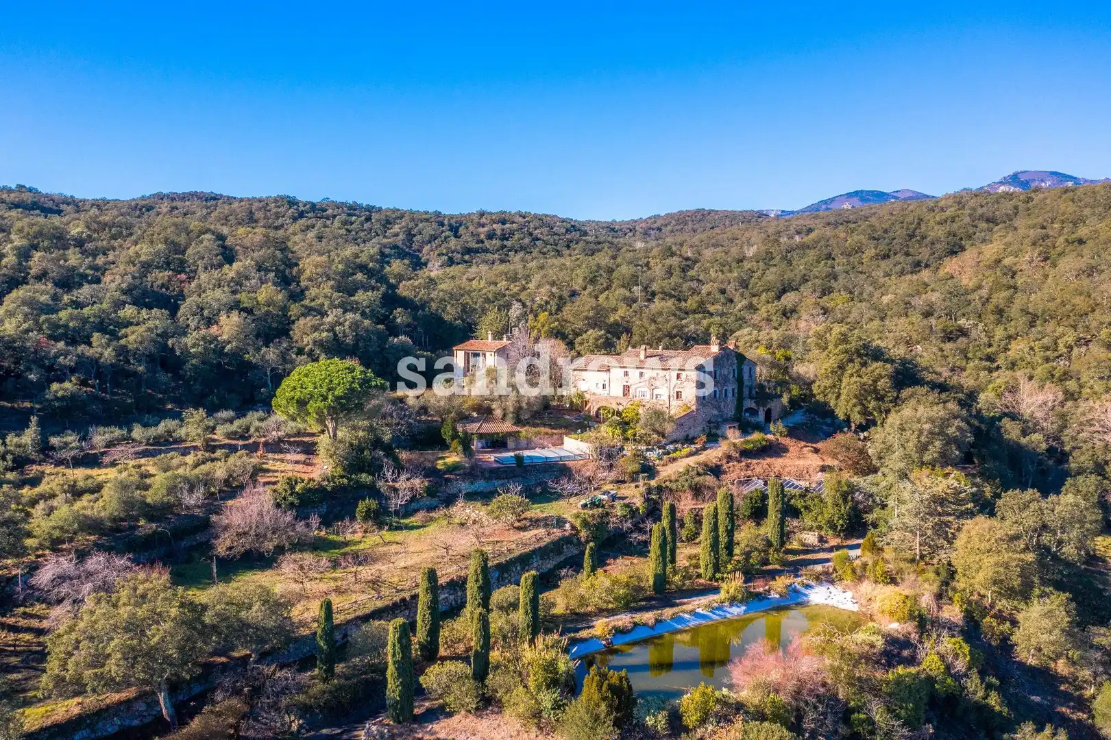 Garden of Country homes for sale in Agullana  with Air Conditioner, Heating and Private garden