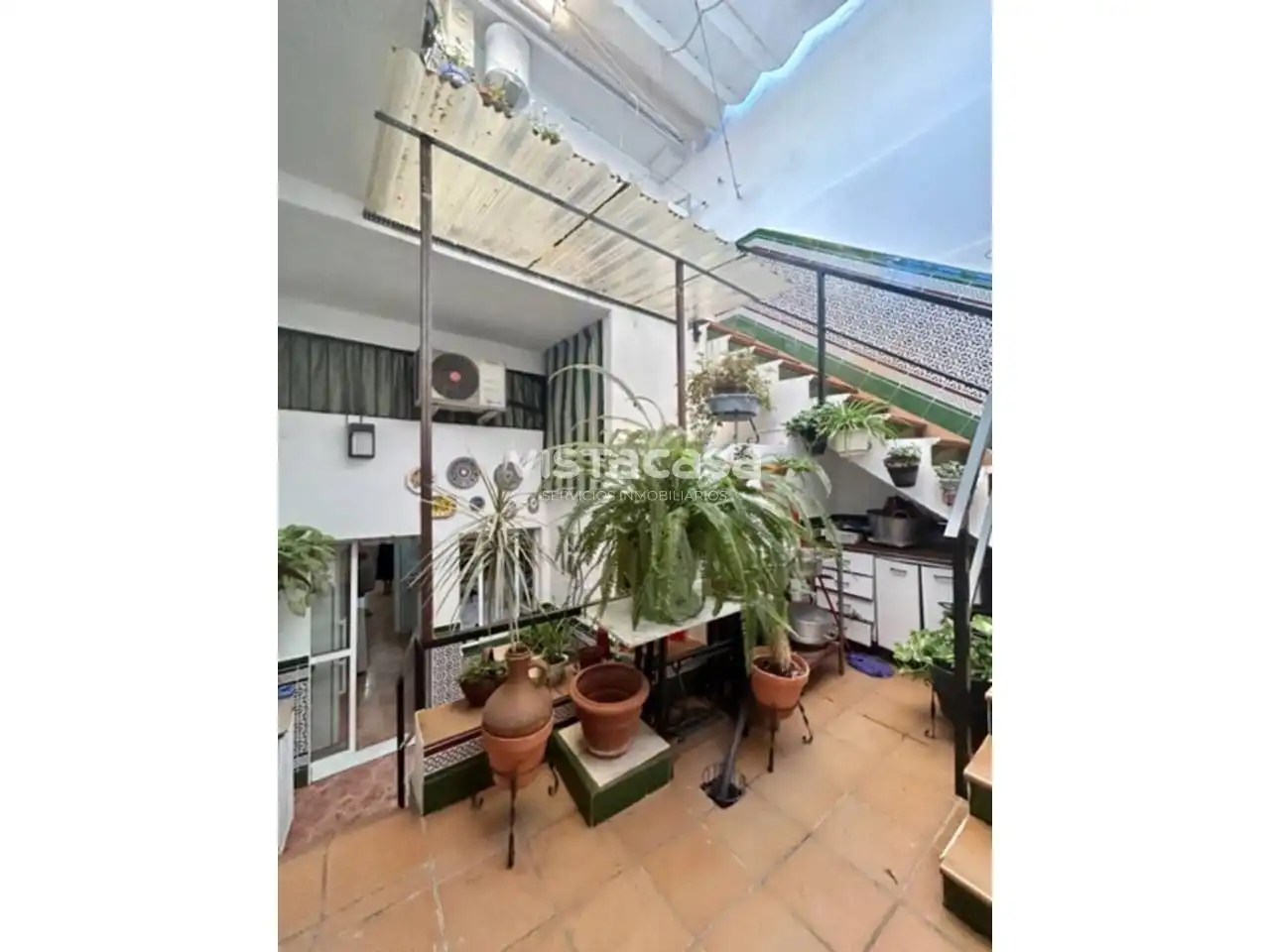 Balcony of Houses for sale in Sevilla  with Air Conditioner and Heating