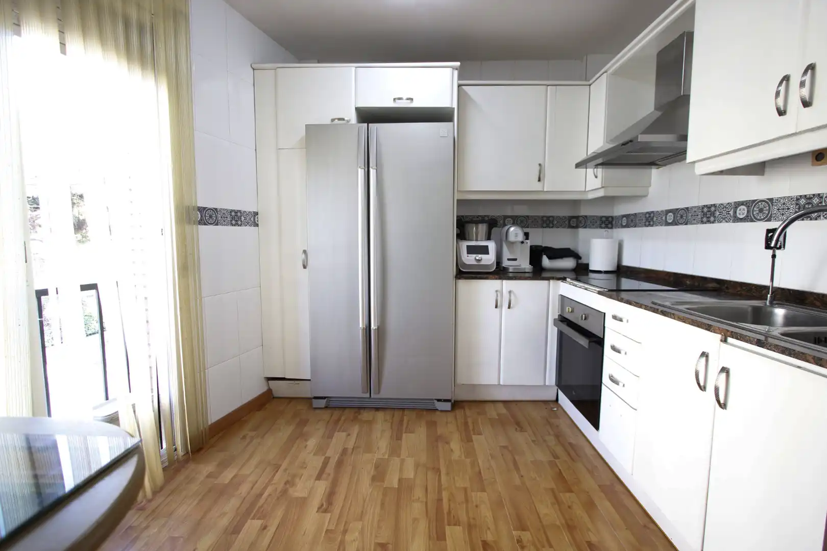 Kitchen of Flat for sale in Sant Feliu de Codines  with Furnished