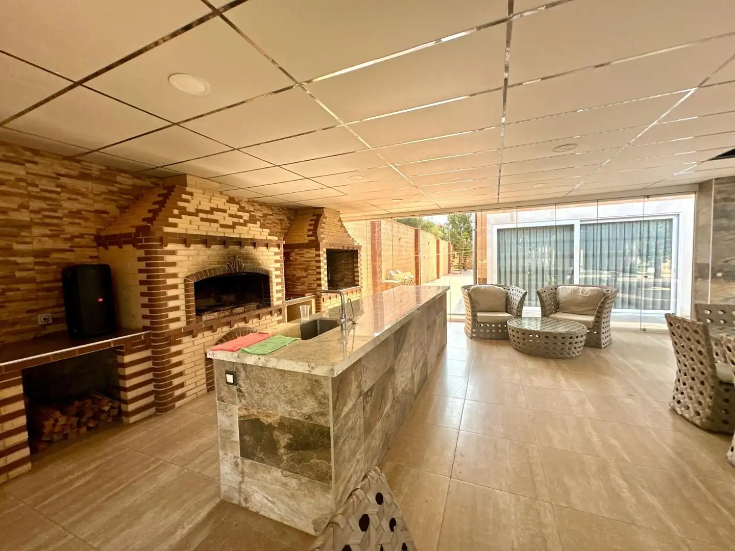 Terrassa de Casa o xalet en venda en Alicante / Alacant amb Aire condicionat, Jardí privat i Terrassa