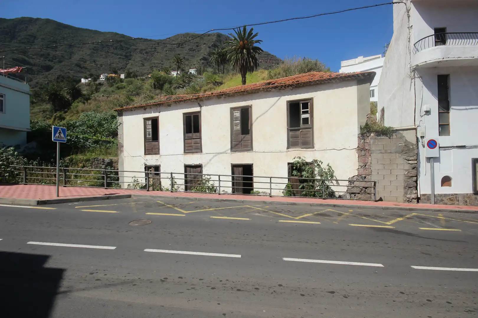 Vista exterior de Finca rústica en venda en Hermigua amb Jardí privat