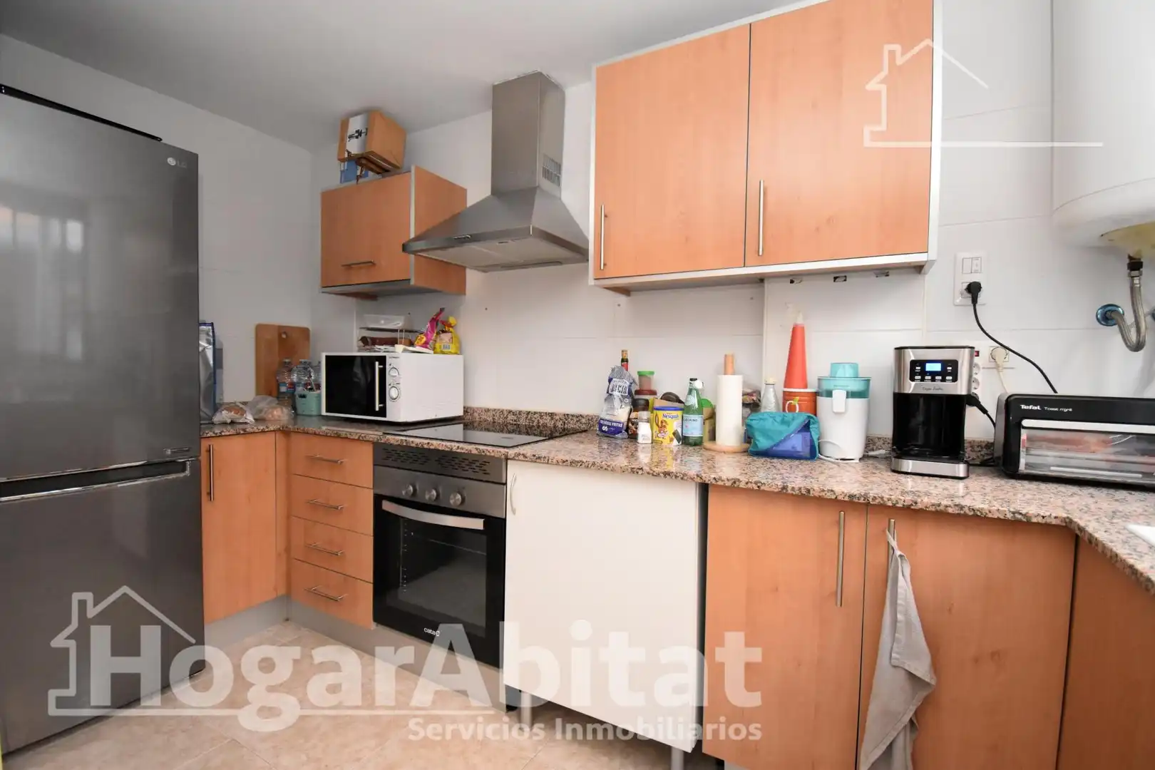 Cuina de Casa adosada en venda en Almazora / Almassora amb Terrassa, Traster i Moblat
