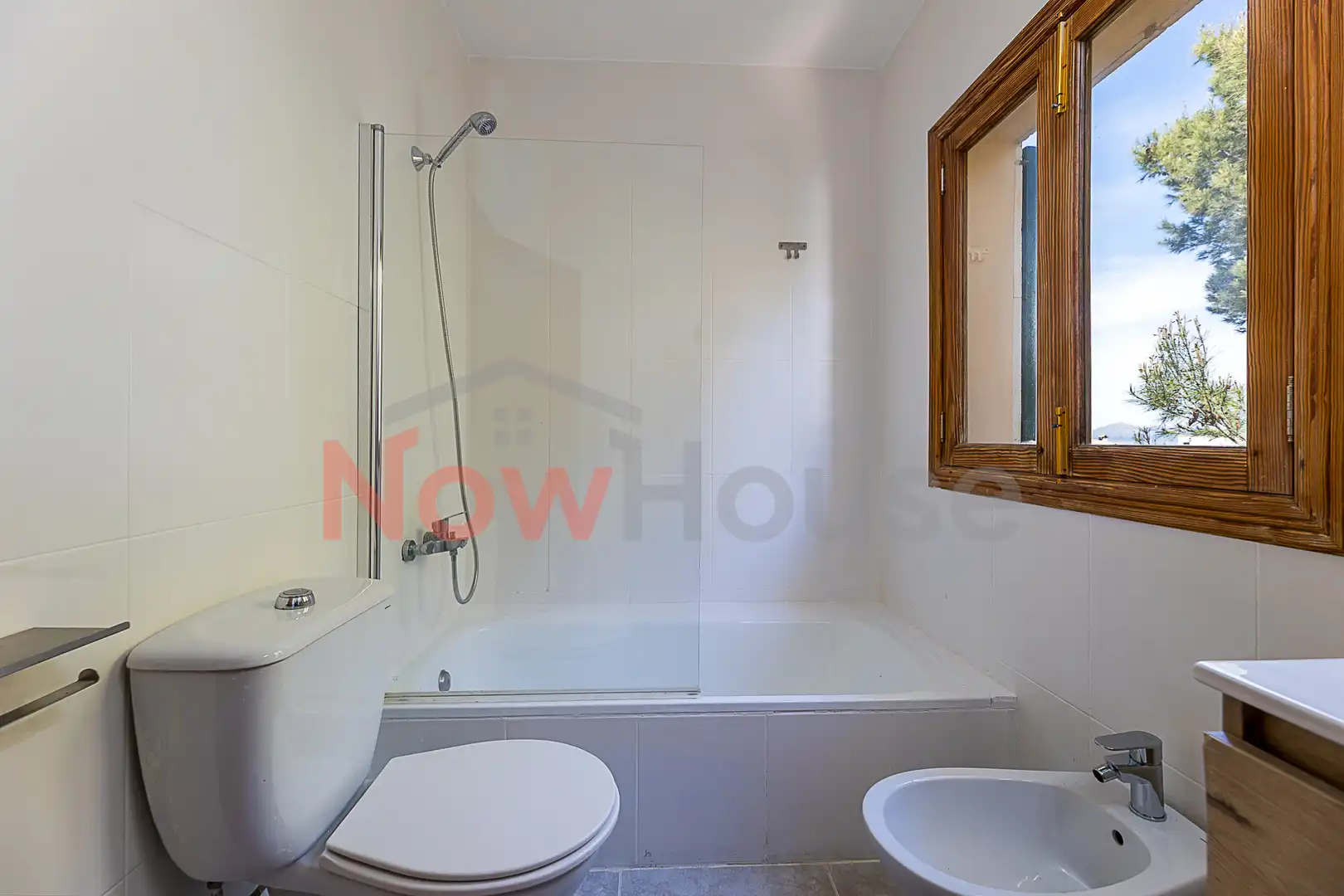 Badezimmer von Wohnung zum Verkauf in Santa Margalida mit Klimaanlage, Heizung und Terrasse