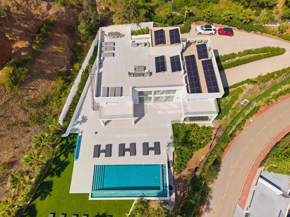 Exterior view of Detached homes for sale in Ojén  with Air Conditioner and Terrace