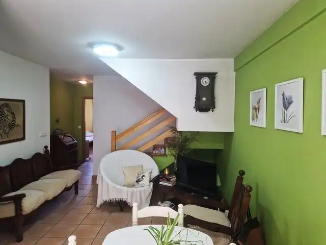 Sala de estar de Dúplex en venta en Teo con Calefacción, Parquet y Terraza