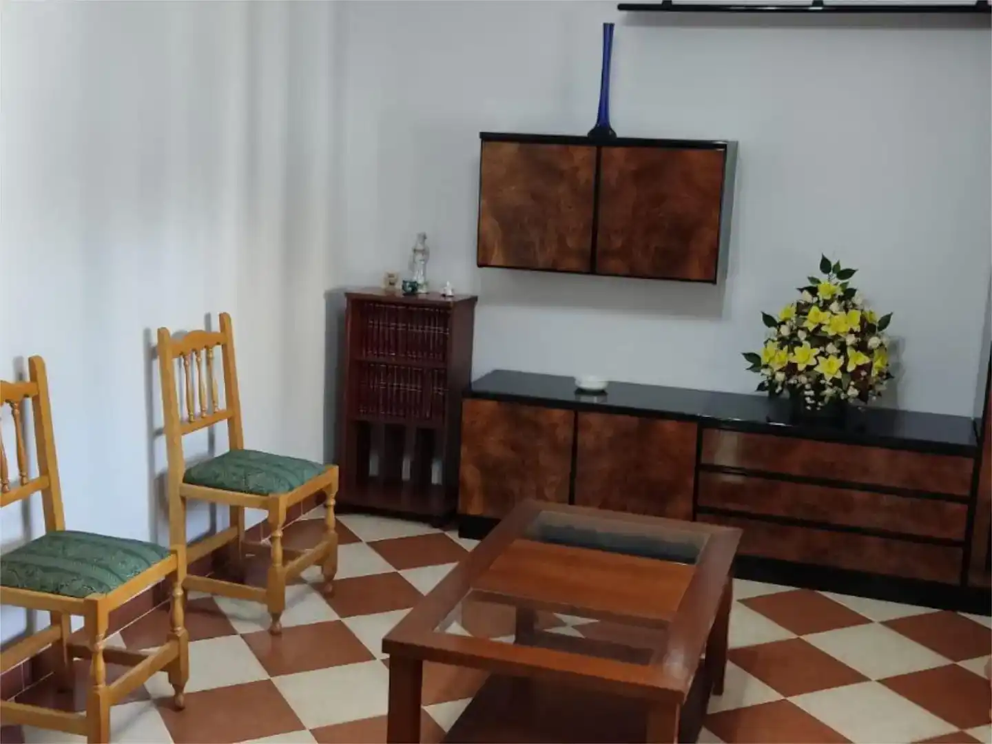 Sala d'estar de Pis en venda en Santa Elena amb Jardí privat, Traster i Moblat