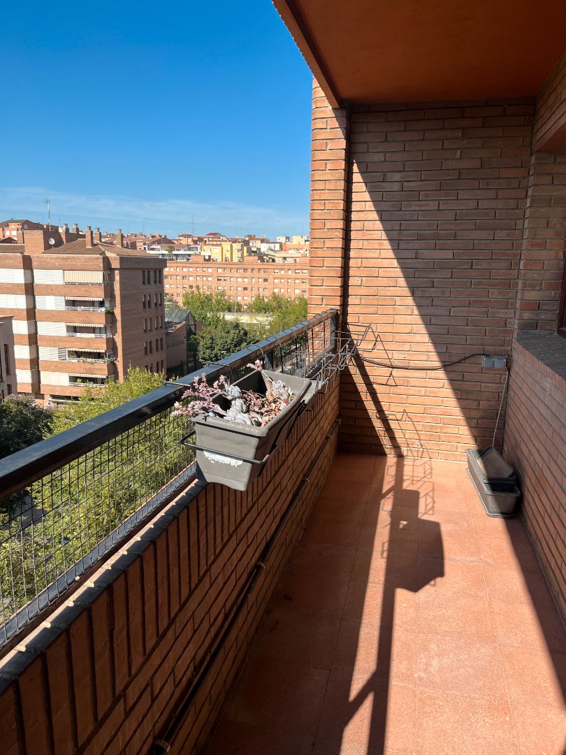 Balcony of Flat to rent in  Lleida Capital  with Heating, Parquet flooring and Storage room