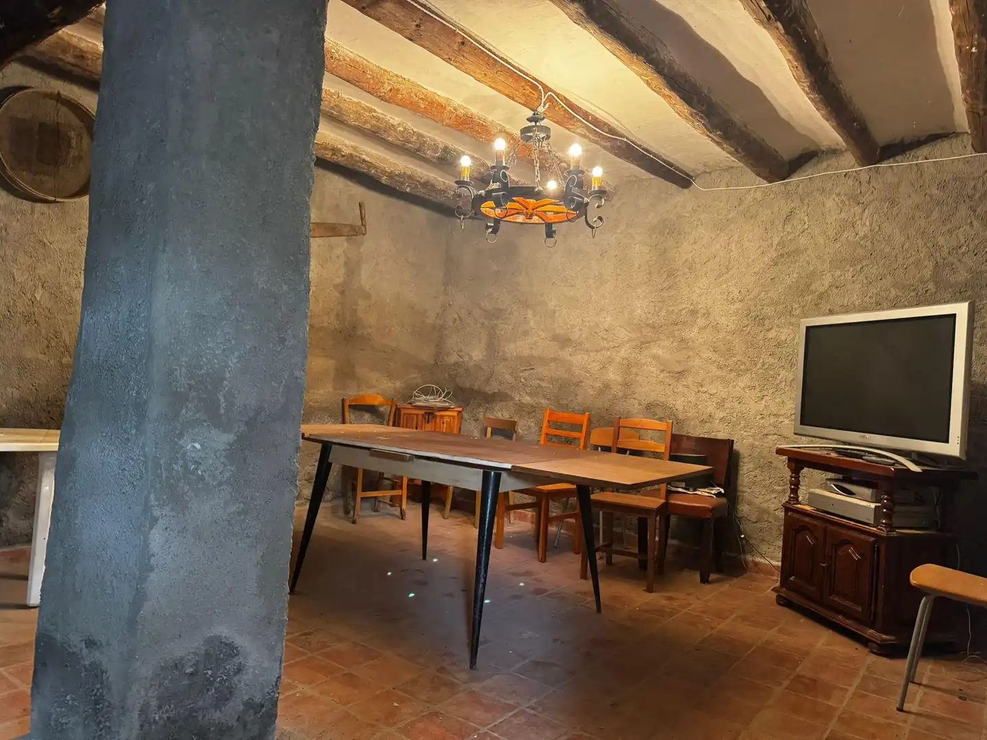 Esszimmer von Einfamilien-Reihenhaus zum Verkauf in Salas Bajas mit Klimaanlage und Terrasse