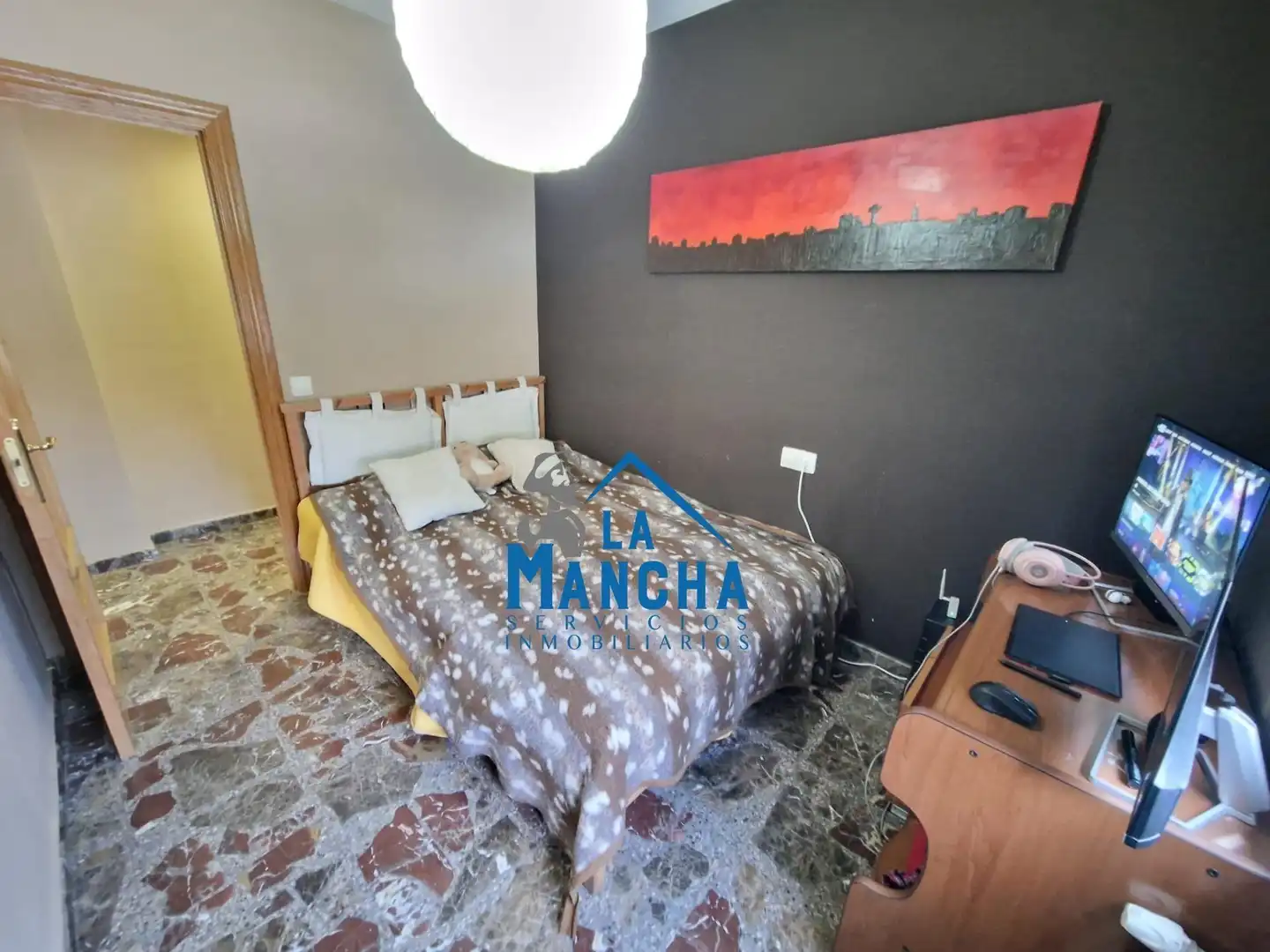 Bedroom of Flat for sale in Chinchilla de Monte-Aragón  with Heating, Terrace and Storage room