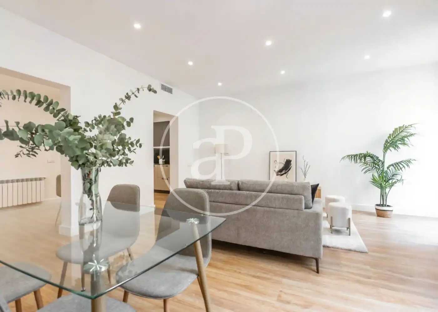 Living room of Flat for sale in Madrid  with Air Conditioner, Heating and Balcony