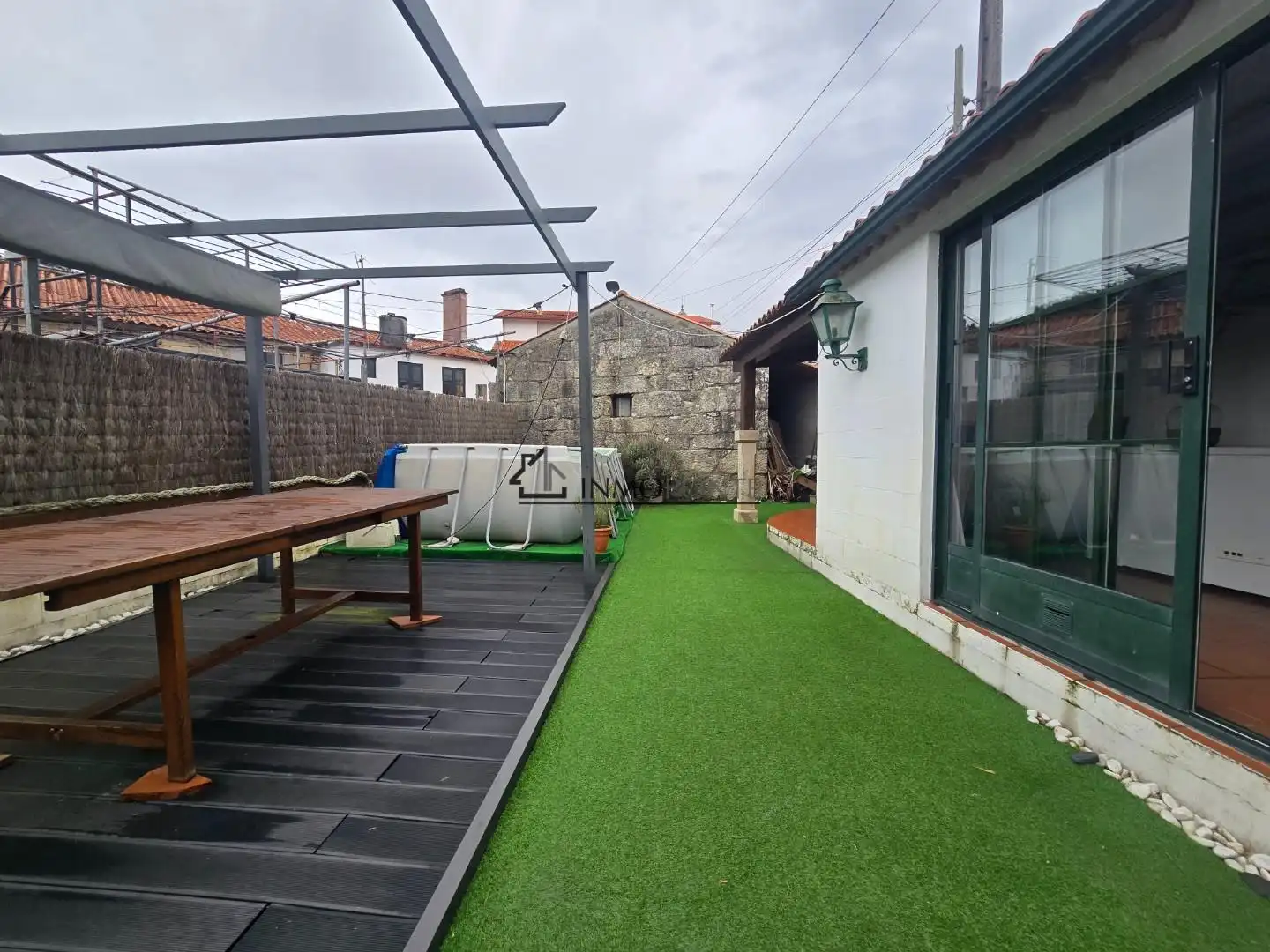 Terraza de Casa o chalet en venta en Poio con Jardín privado