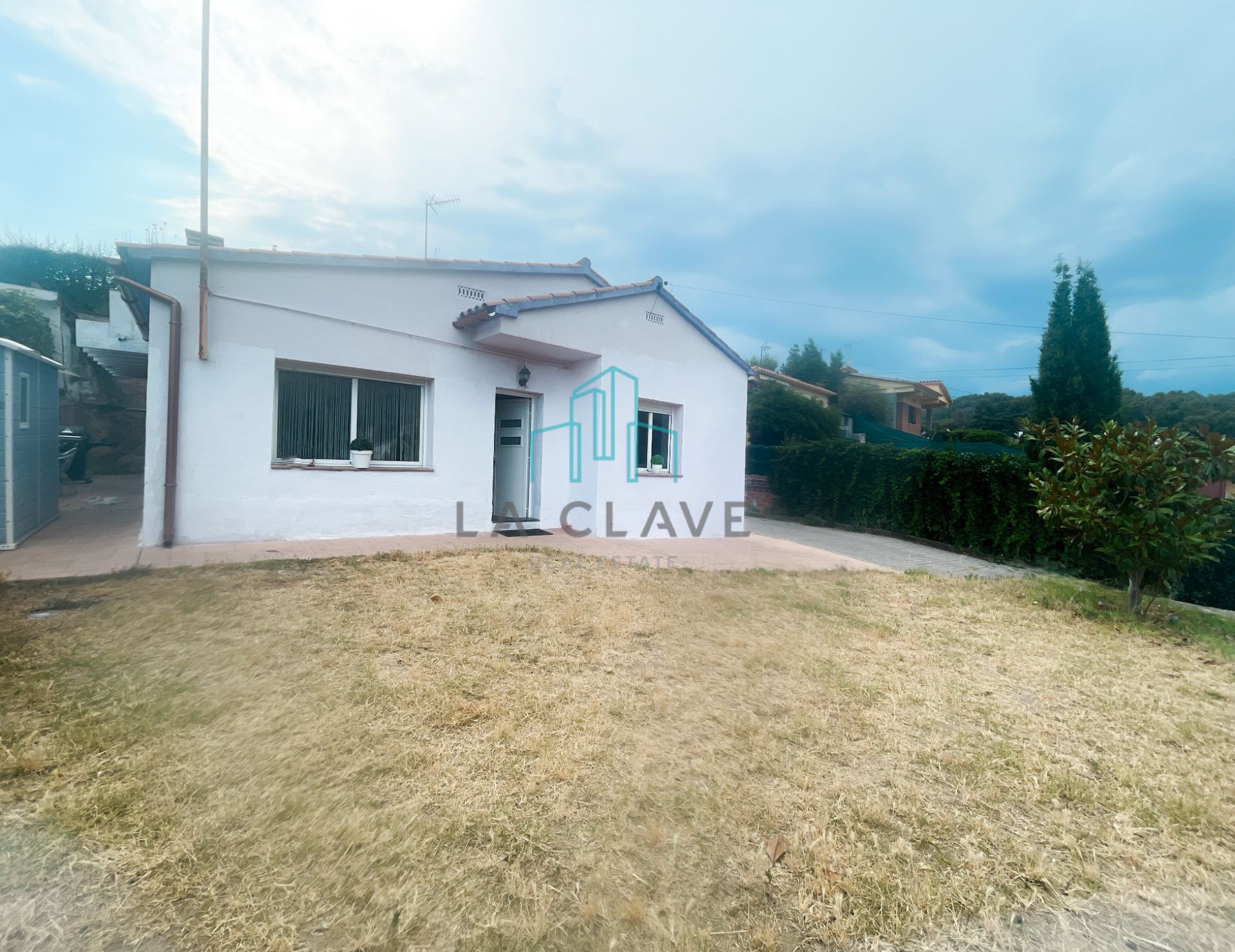 Exterior view of House or chalet for sale in Bigues i Riells  with Air Conditioner, Heating and Private garden