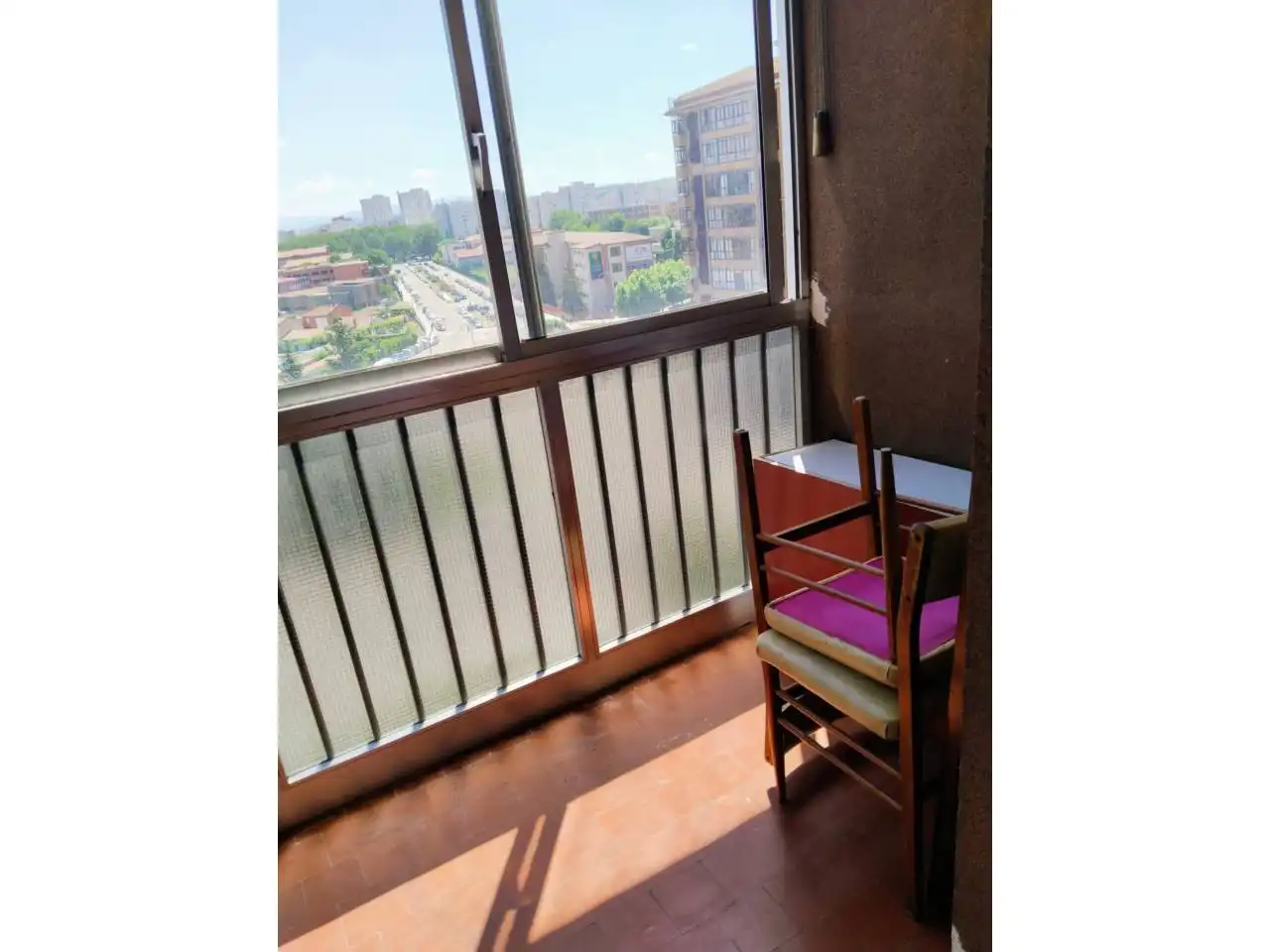 Balcony of Flat for rent in Burgos  with Heating, Parquet flooring and Terrace