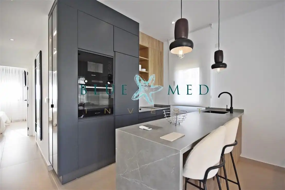 Cocina de Apartamento en venta en Alhama de Murcia con Calefacción, Terraza y Trastero