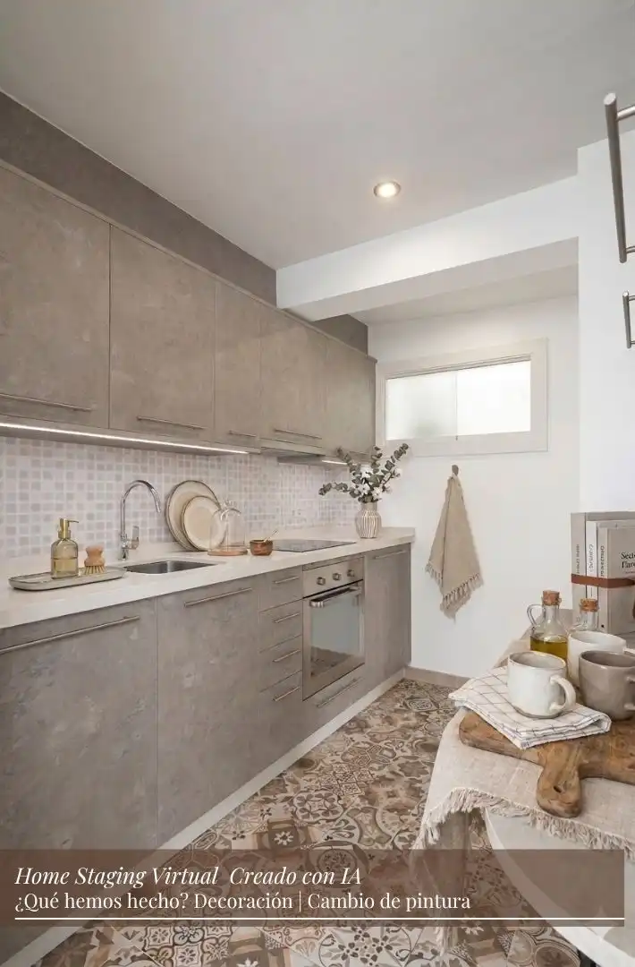 Cocina de Piso en venta en A Coruña Capital  con Terraza