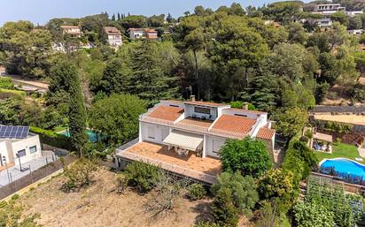 Vista exterior de Casa o xalet en venda en Vallromanes amb Calefacció, Jardí privat i Terrassa